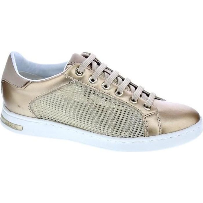 Baskets basses Geox Jaysen Femme Or Or Cdiscount Chaussures