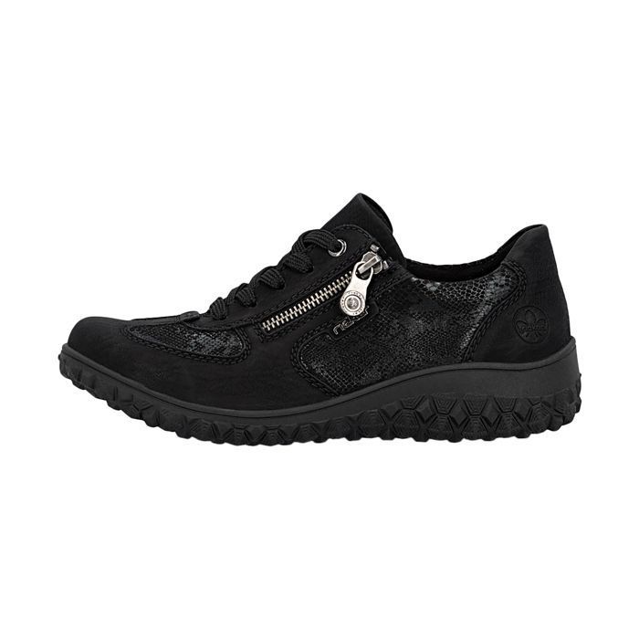 Rieker Basket Basse Cuir Rieker Scuol - Noir