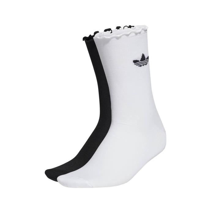 Chaussettes Adidas Volant Blanc Noire Pour Femme Blanc Cdiscount Pret a Porter