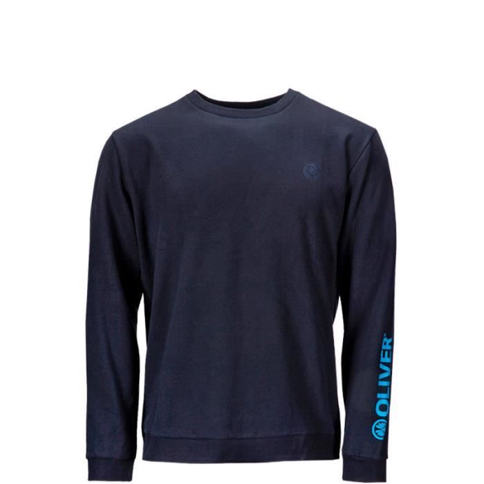 Sweat Capuche Homme S.Oliver – Gris Mélangé, Coton – Taille XL – Basique Sport