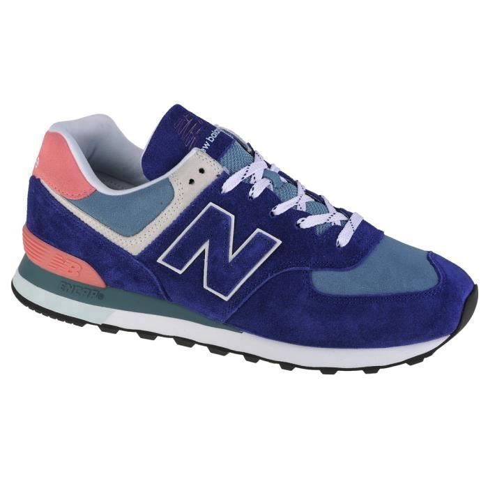 Sneakers - NEW BALANCE - ML574GD2 - Homme - Bleu - Lacets - Textile - Plat