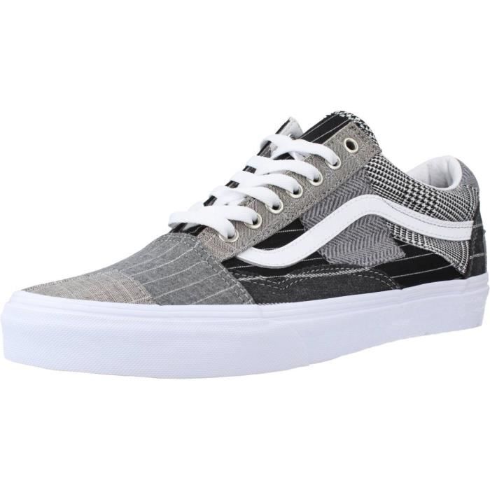 Vans Basket Vans - 130322 - Gris - Homme - Lacets - Vulcanisé