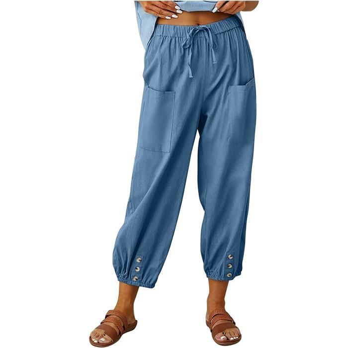 Pantalon ete leger best sale femme