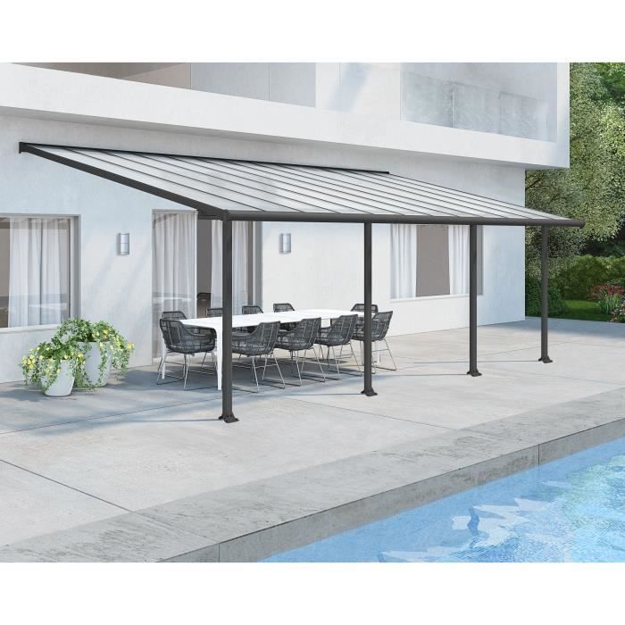 Pergola Aluminium Adossee Achat Vente Pas Cher