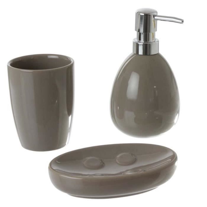 Set de 3 Accessoires Salle de Bain \