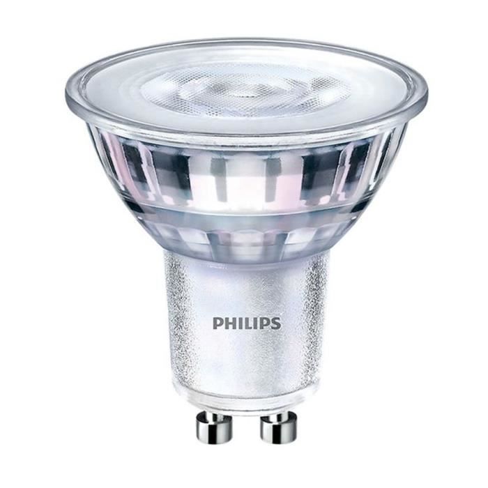 Philips Corepro LEDspot GU10 PAR16 4.9W 485lm 36D - 840 Blanc Froid | Équivalent 65W