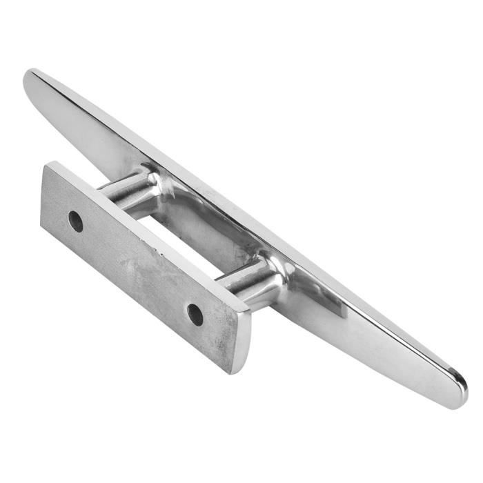 Herwey Matériel Marin, Crampons Plats Bas de 10 Pouces, Corde de Pont à 2 Trous, Accessoire en Acier Inoxydable 316 pour Bateau Yacht, Crampons de Pont de 10 Pouces Herwey Matériel Marin, Crampons Plats Bas de 10 Pouces, Corde de Pont à 2 Trous, Accessoire en Acier Inoxydable 316 pour Bateau Yacht, Crampons de Pont de 10 Pouces
