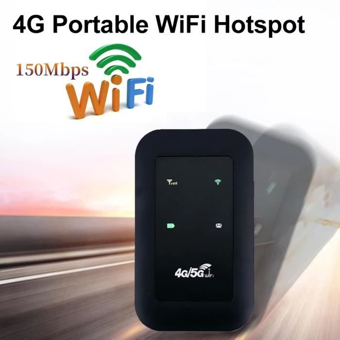Routeur Wifi 4G Lte de poche pour voiture, Hotspot Mobile sans fil à large  bande, Mifi, débloqué, avec fente pour carte Sim