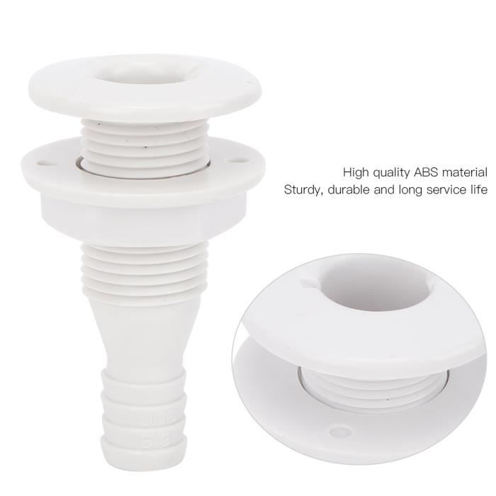 Lot De 2 Valves De Vidange Marine En ABS – Clapet Anti-retour Pour Yacht, Bateau, Camping-car, Jet-ski