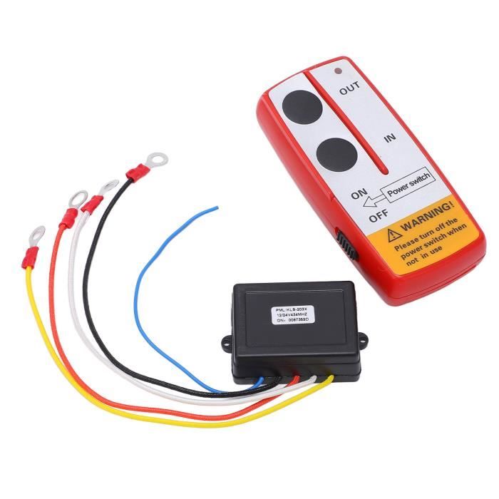 Kit Télécommande Sans Fil Pour Treuil De Bateau - Contrôleur Guindeau Avec Commutateur Et Ancre Marine