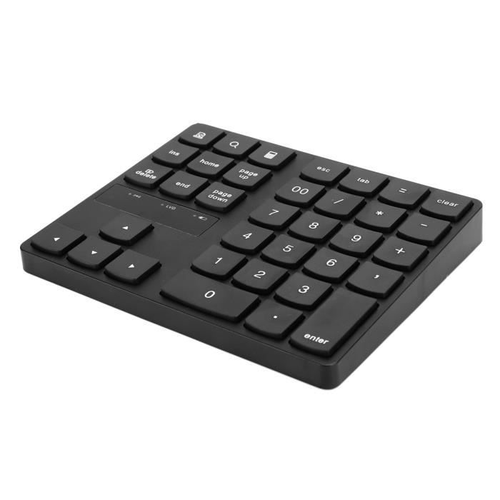 SALUTUYA pavé numérique 35 touches SALUTUYA Mini pavé numérique Mini clavier numérique 35 touches 2.4G fil informatique clavier
