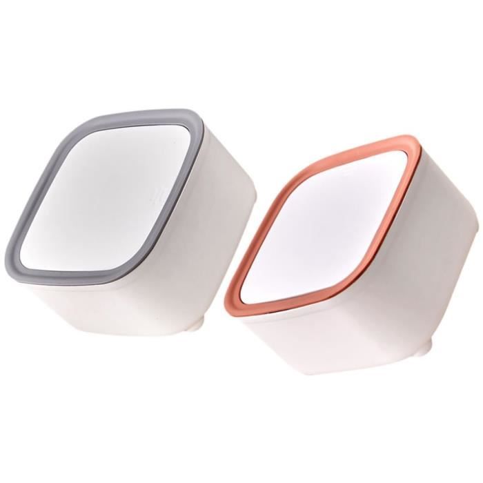 Poubelle De Bureau Mini Couvercle Rabattable Jaune Mignon Organisateur