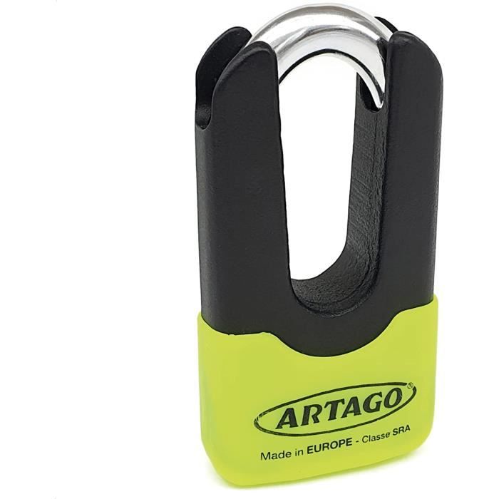 Artago 18XL MRT Dubbele Sluiting – Diefstalbeveiliging Voor Motor – 18 Mm Staal – 120x310 Mm – Incl. 3 Sleutels