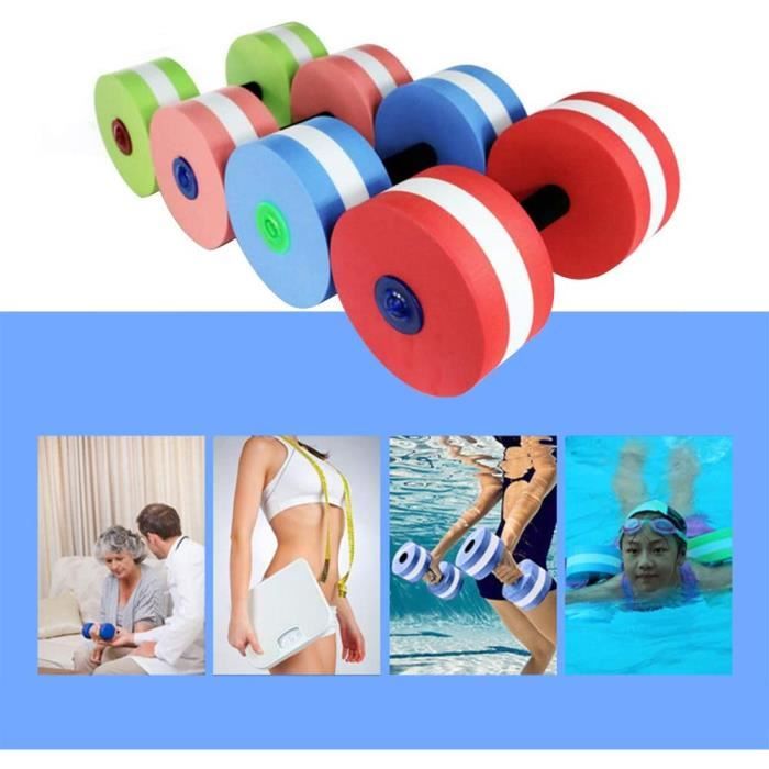 Haltères Aquatiques EVA – Fitness Piscine, Aquagym, Aquajogging & Rééducation