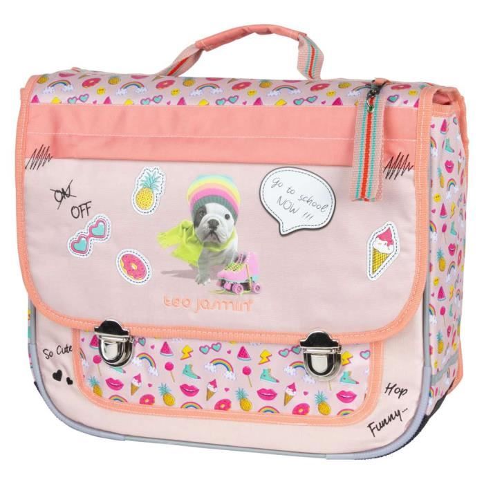 Cartable Teo Jasmin School 38 CM Haut de Gamme - Cdiscount Bagagerie - Maroquinerie