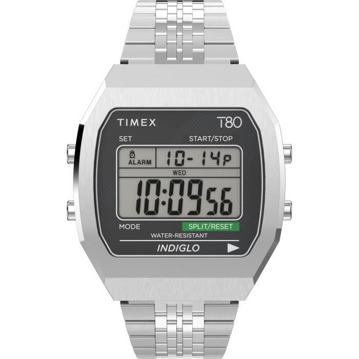Montre Timex - Mixte - TW2V74200 - Etanche 3 Atm - Bracelet Acier inoxydable
