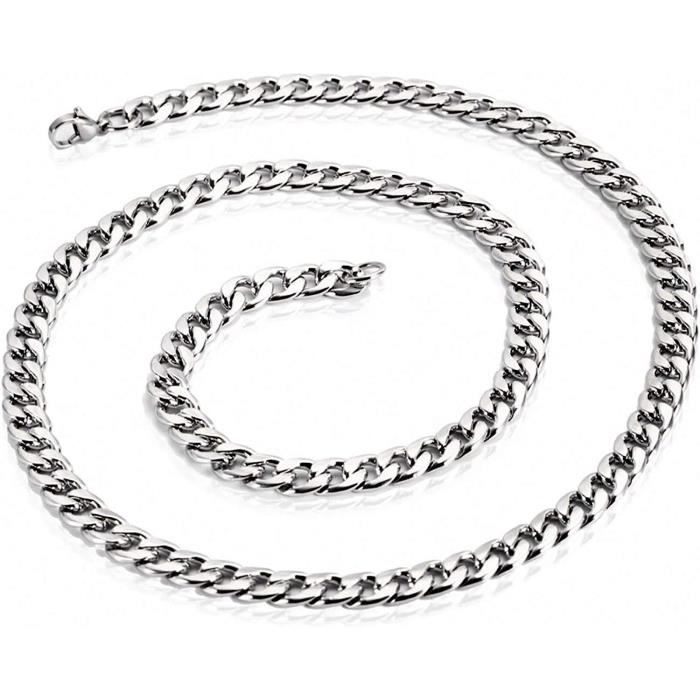 2 Colliers Homme En Acier Inoxydable - Pendentif As De Pique Et As De Cœur - Longueur 60 Cm - Cadeau Couple