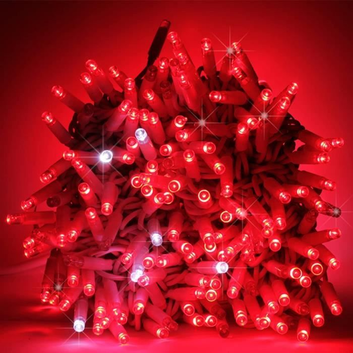 Guirlande Lumineuse De Noël 100 Mètres 800 LEDs - Pour Intérieur & Extérieur - Décoration Fête & Ambiance
