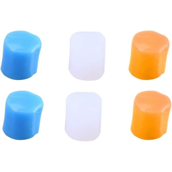 Bouchons D'oreille En Silicone EarHub - 6 Paires Réutilisables, SNR 27dB, Pour Dormir Ou Se Concentrer