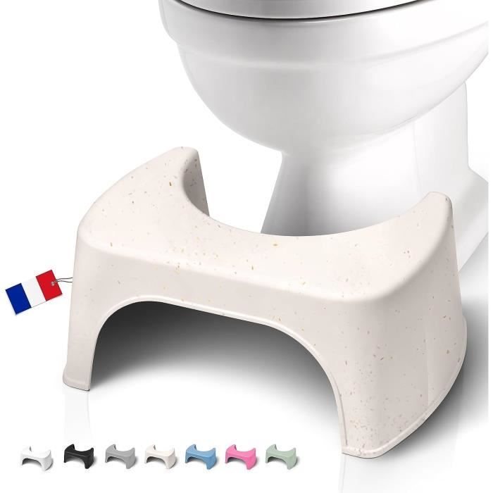 Tabouret De Toilette Physiologique Beige - Fabriqué En France En