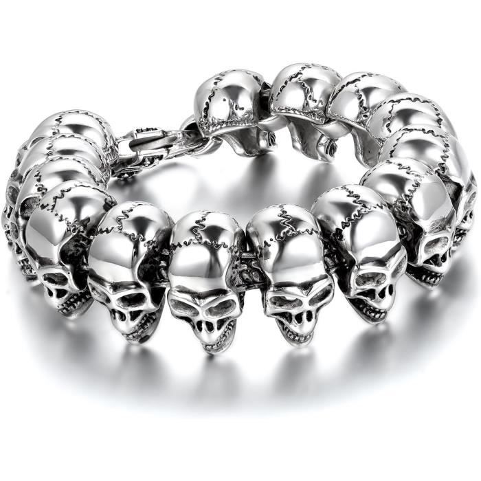 Bague tête de mort - Bagues crâne & chevalières skull puissantes