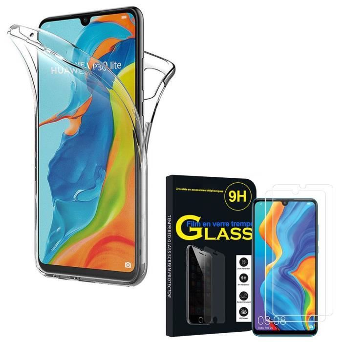 Coque Protection Complète 360° En Gel Silicone Cristal Pour Huawei P30 - Transparente Antichoc