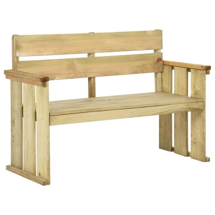 VIDA Banc de jardin 121 cm