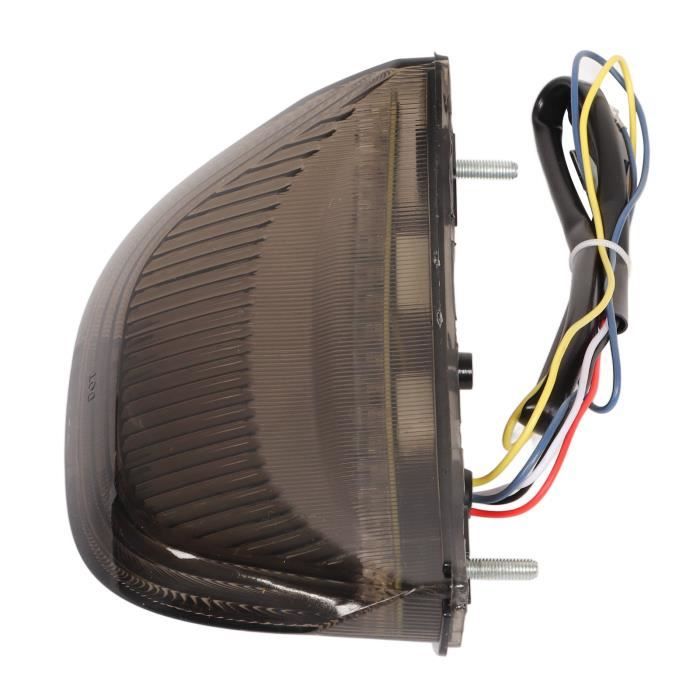 Feu Arrière LED Moto Avec Clignotants Lentille Fumée Pour Yamaha YZF R6 2006-2016 KIMISS