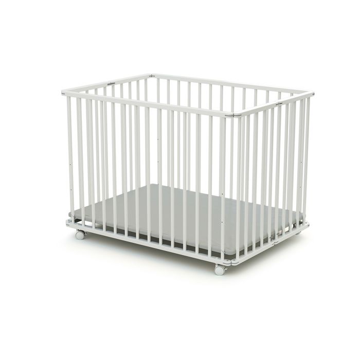 Parc Pliant Webaby Blanc Gris Cdiscount Puericulture Eveil Bebe