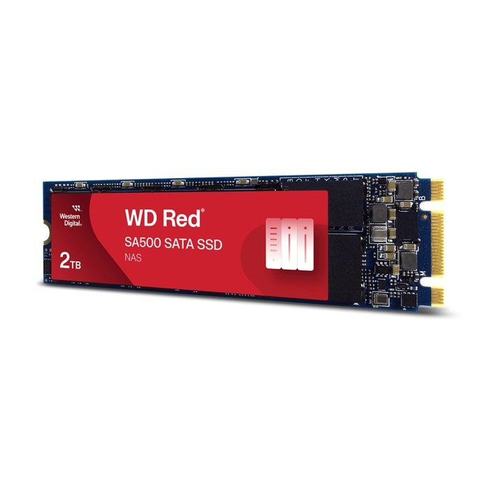 Western Digital Red SA500 M.2 2000 Go Série ATA III 3D NAND (WD SSD M.2 [2280] 2TB Red / NAS 24x7 /SATA3 [Di]) - 0718037872339