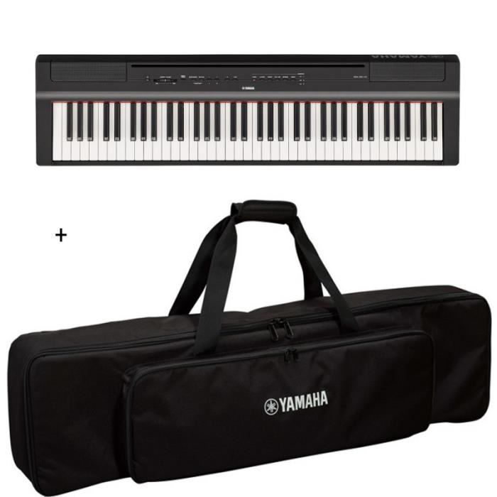 Pack Yamaha P121 noir - Piano numérique - 73 touches + housse Yamaha