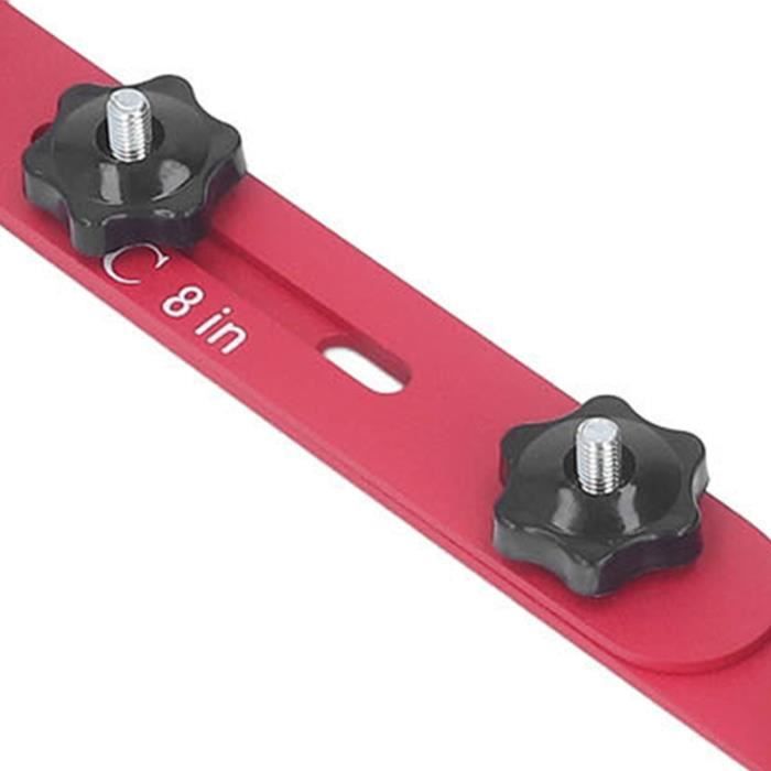 Gabarit Réglable Pour Marches D'escalier - Inox - Ajustable De 11.4 à 60.7 Pouces