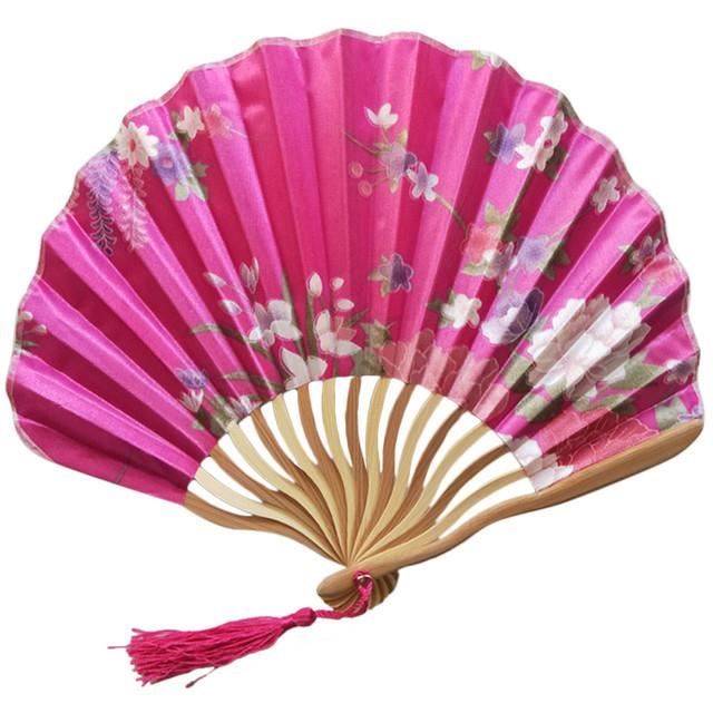 Éventail pliable en papier,J 21CM--Éventail De Poche En Bambou, 1 Pièce