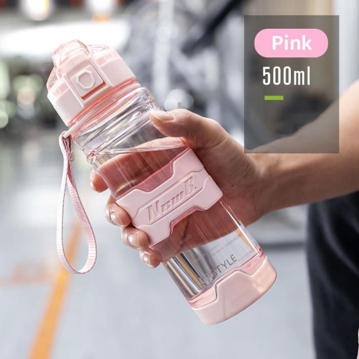 Gourde Sport 1,5L Sans BPA - Bouteille D'eau Avec Paille étanche - Pour Fitness, Randonnée, Bureau - 8
