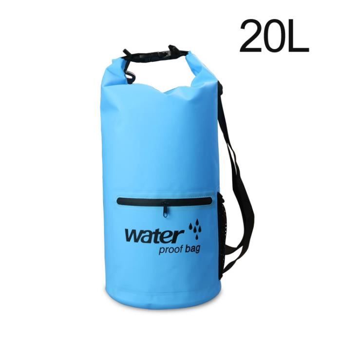 Sac étanche Folgtek 20L Rose - PVC Pour Rafting, Kayak, Pêche - Extérieur Et Nautisme