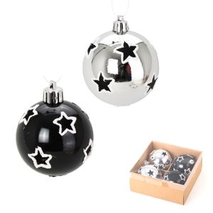 relaxdays Boules de Noël, set de 50 pièces Boules de Noël