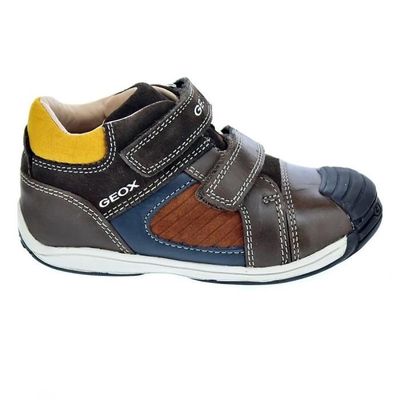 Chaussures enfant GEOX Toledo Fermeture souple Design ergonomique Respirantes Marron Cdiscount Chaussures