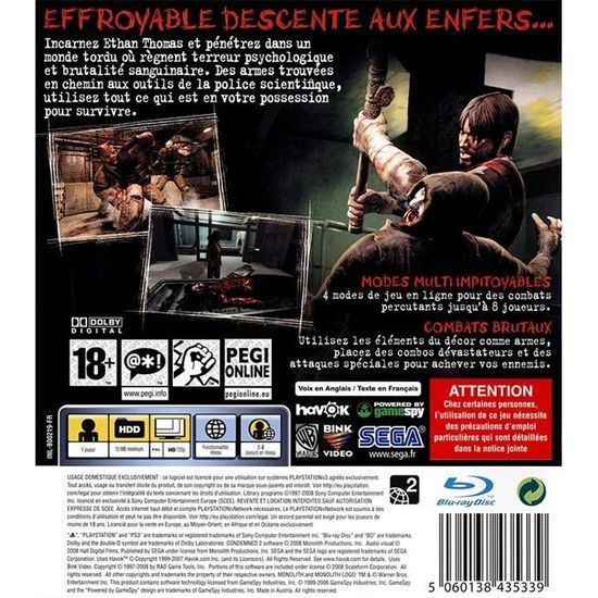 condemned 2 bloodshot ps3 condemned 2 bloodshot ps3