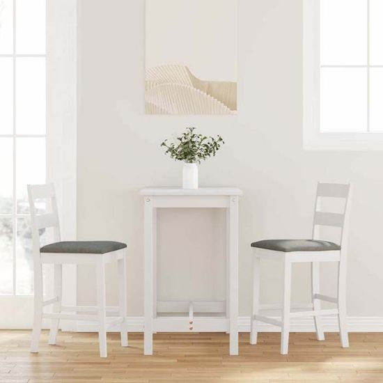 Lot De 2 Tabourets En Pin Massif Homestyle4u 2270 – Avec étagère De Rangement – 30x47x32 Cm – Pour Salle à Manger, Chambre, Couloir