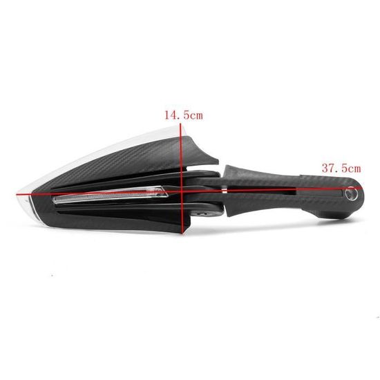 Protège-Mains Guidon Moto/Vélo - Imperméable, Coupe-Vent, Bandes Réfléchissantes, Installation Facile