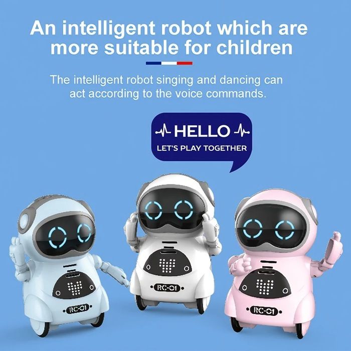 Robot Jouet Garcon Enfant Programmable avec RC, Robot Intelligent Geste