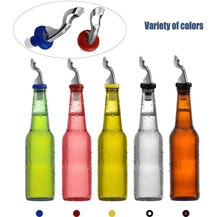 Set De Bouchon Et Verseur Pour Vin,Bouchon Lieur Avec Bec