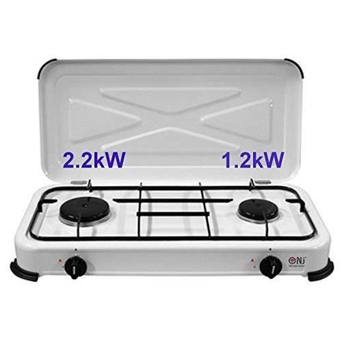 Cuisinière à gaz portable à 2 brûleurs avec plaque de cuisson, cuisinière à  cassette, camping en plein air, barbecue, cuisine britannique, utilisation  pour les touristes