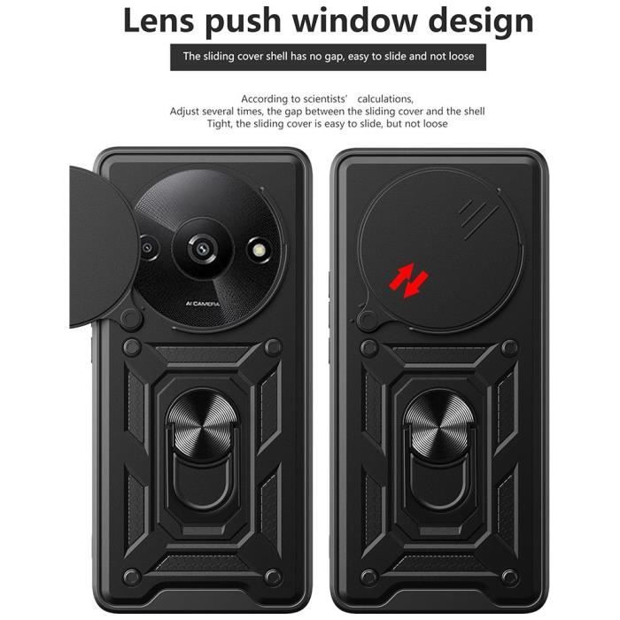 Coque Et Verre Trempé Pour Xiaomi Redmi A3 Coque De