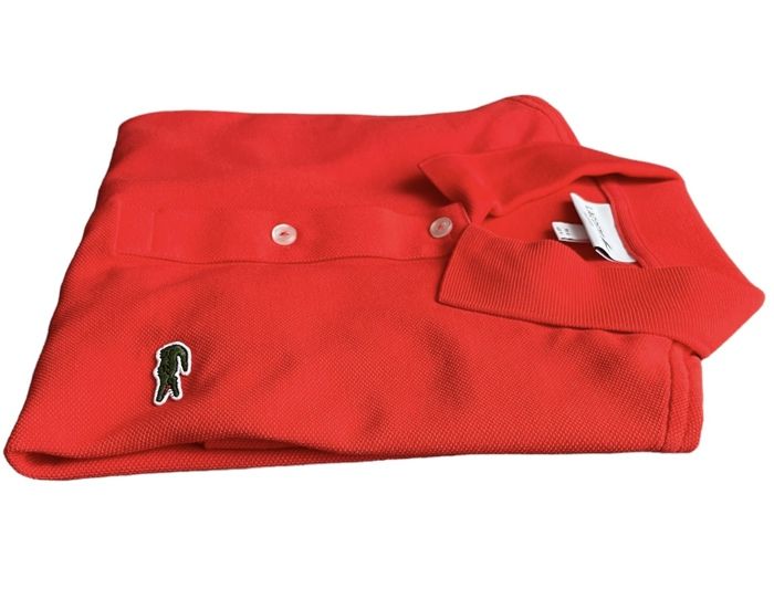Polo lacoste rouge homme hotsell