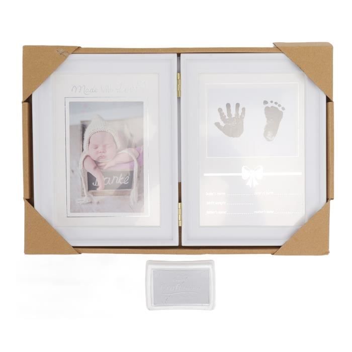 WON-Kit d'empreintes de mains et de pieds de bébé, en plastique dense,  attrayant et décoratif, cadre pour empreintes de bébé. - Cdiscount Sport