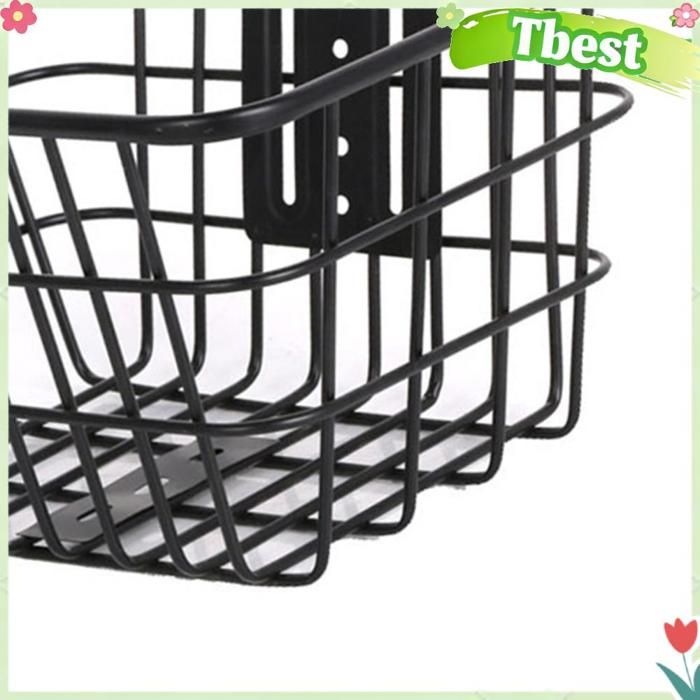 Panier Vélo Universel OUTLETISSIMO® – Métal Antirouille, 31x24x22 Cm, Pour Homme/femme/enfant – Crochets Inclus, Facile à Poser