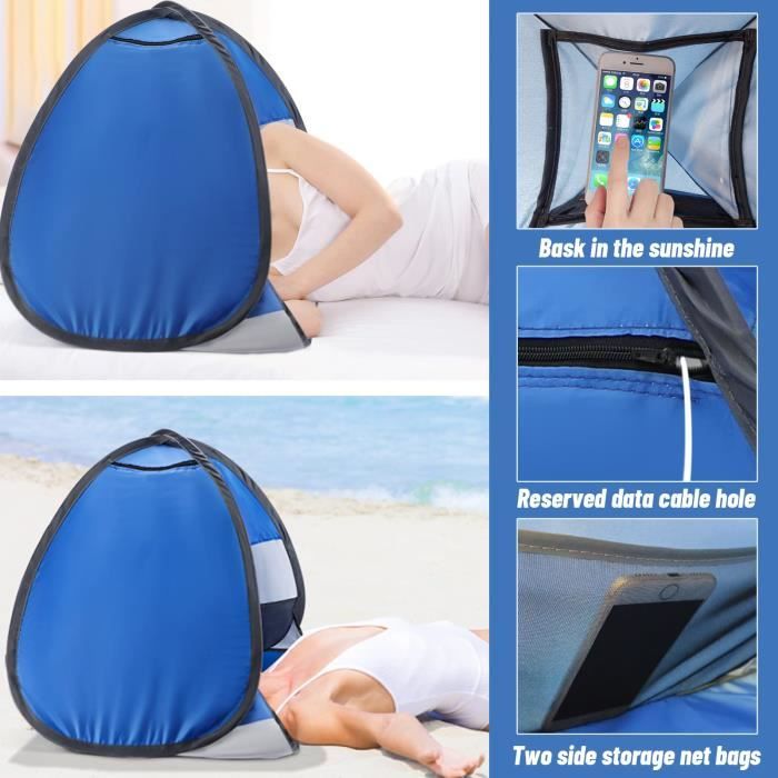 Cabana de plage en coton, facile à transporter – Beach