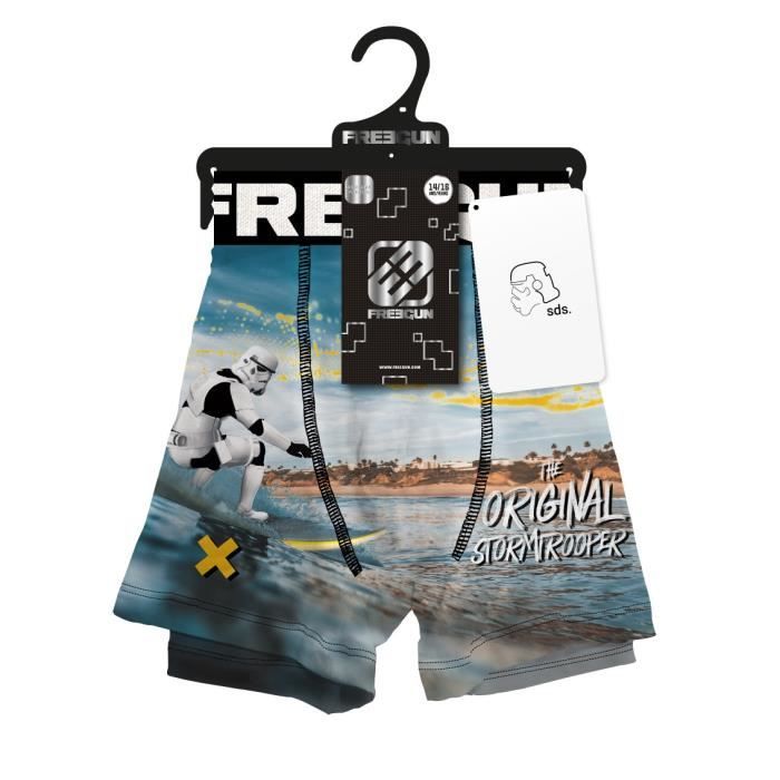 Boxer microfibre Stormtrooper Pool FREEGUN Homme Bleu Bleu Cdiscount Pret a Porter