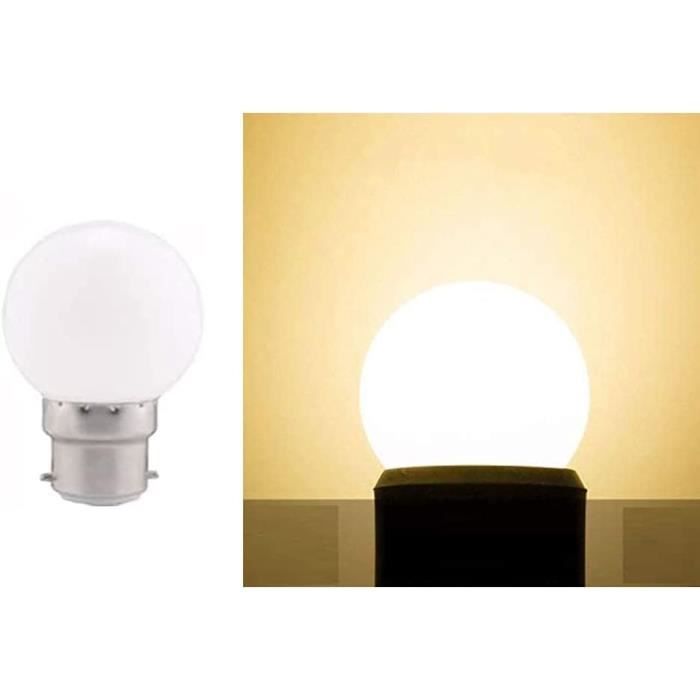 20 Lampadine LED B22 Viola 2W G45 – Luce D'Atmosfera Per Feste, Matrimoni E Bar (Equivalente 20W) – Non Dimmerabili - 2